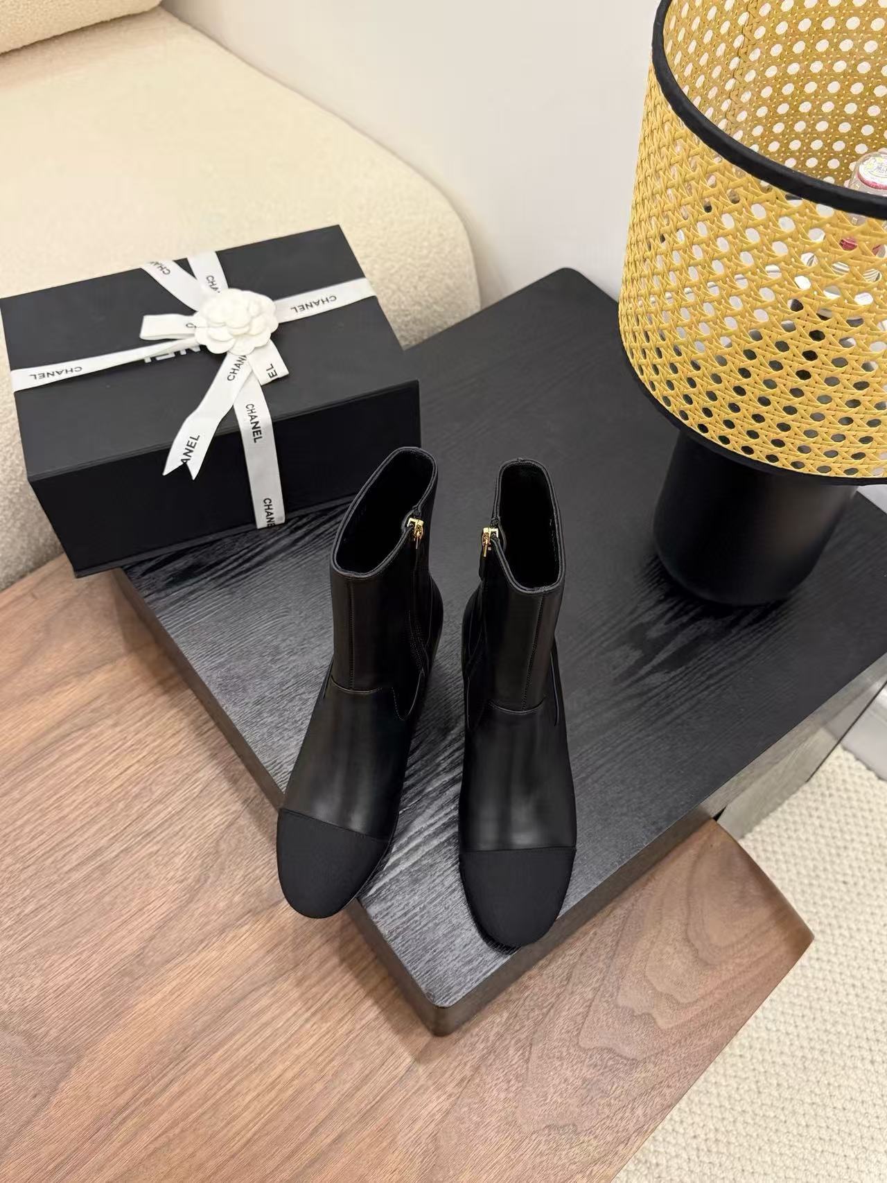 CHANE1 高品質シンプルパールアンクルブーツ【50％割引+送料無料】
