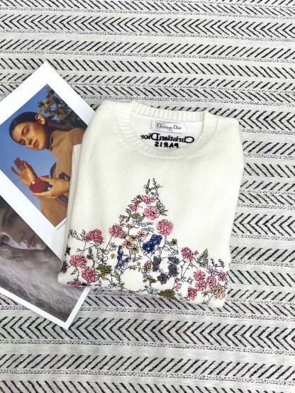 DI0R 五芒星刺繍長袖セーター【50％割引+送料無料】