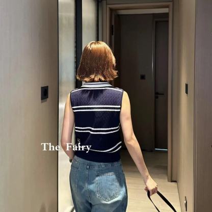 YSLメタルボタンラペルウールベスト【50％割引+送料無料】