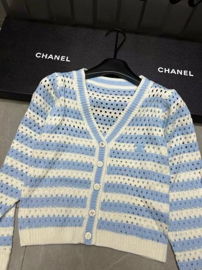 CHANE1 Vネック中空カーディガン【50％割引+送料無料】