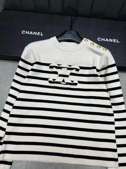 CEL1NE 凱旋門ストライプセーター【50％割引+送料無料】