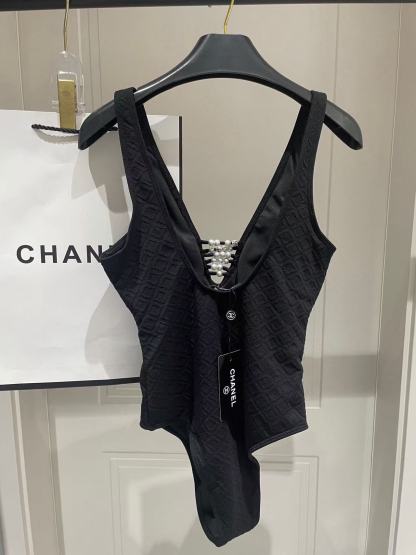 CHANE1 パールワンピース水着【50％割引+送料無料】