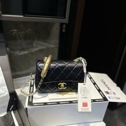 CHANE1 スパイラルハンドルハンドバッグ【50％割引+送料無料】