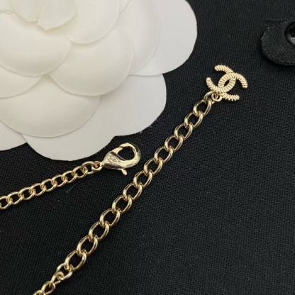 CHANE1 ピーチハート ダブルCネックレス【50％割引+送料無料】