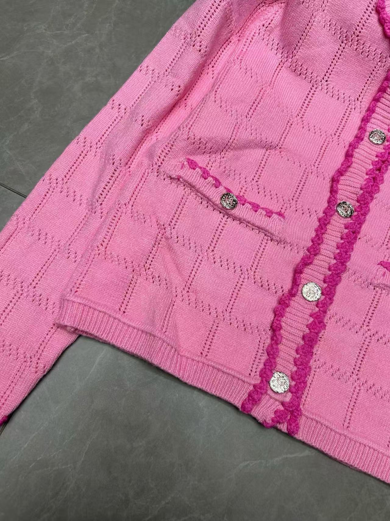 CHANE1 メタルボタン付きウールカーディガン【50％割引+送料無料】