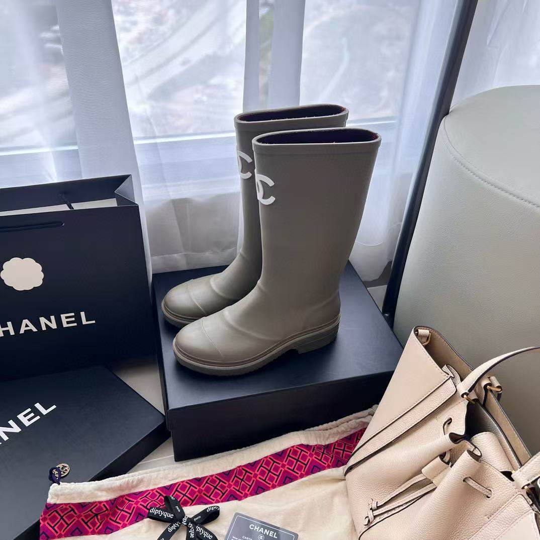 CHANE1 ダブルC ハイブーツ【50％割引+送料無料】