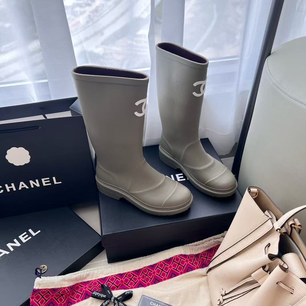 CHANE1 ダブルC ハイブーツ【50％割引+送料無料】