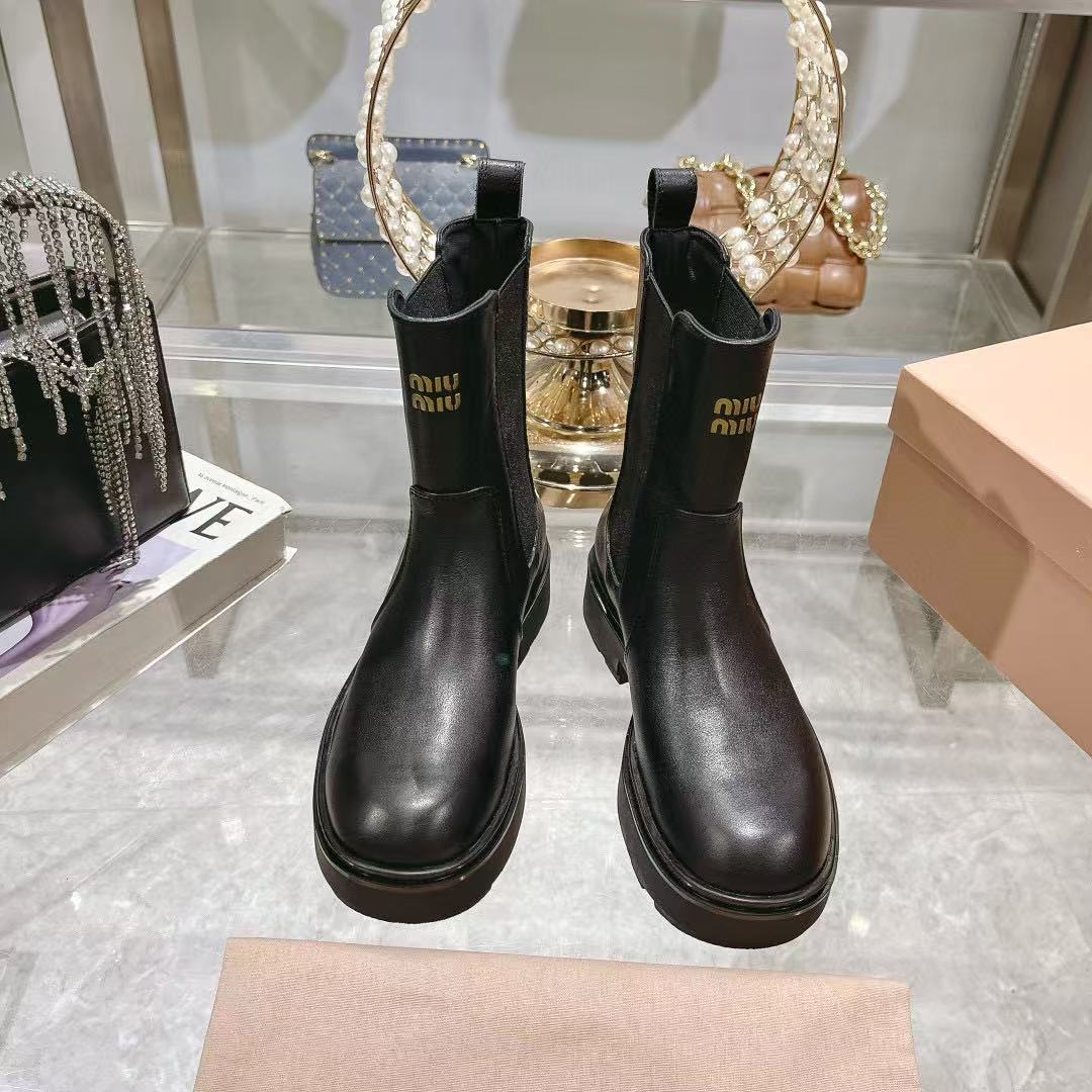 M1UM1U 高品質 秋冬 シンプル ショートブーツ【50％割引+送料無料】