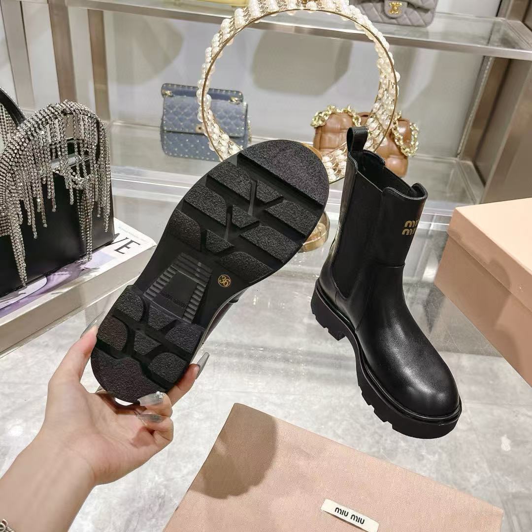 M1UM1U 高品質 秋冬 シンプル ショートブーツ【50％割引+送料無料】