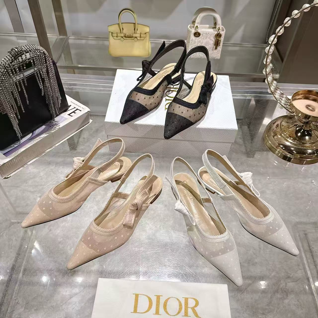 DI0Rの高品質中空ポインテッドフラットシューズ【50％割引+送料無料】