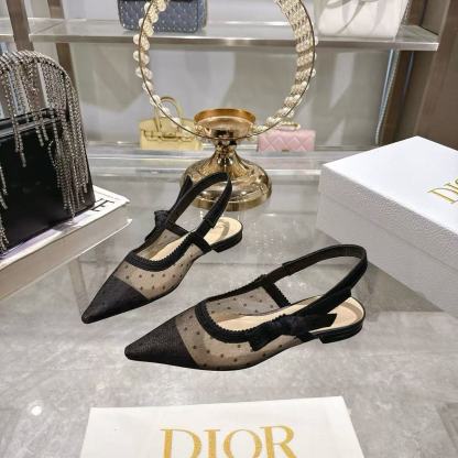 DI0Rの高品質中空ポインテッドフラットシューズ【50％割引+送料無料】