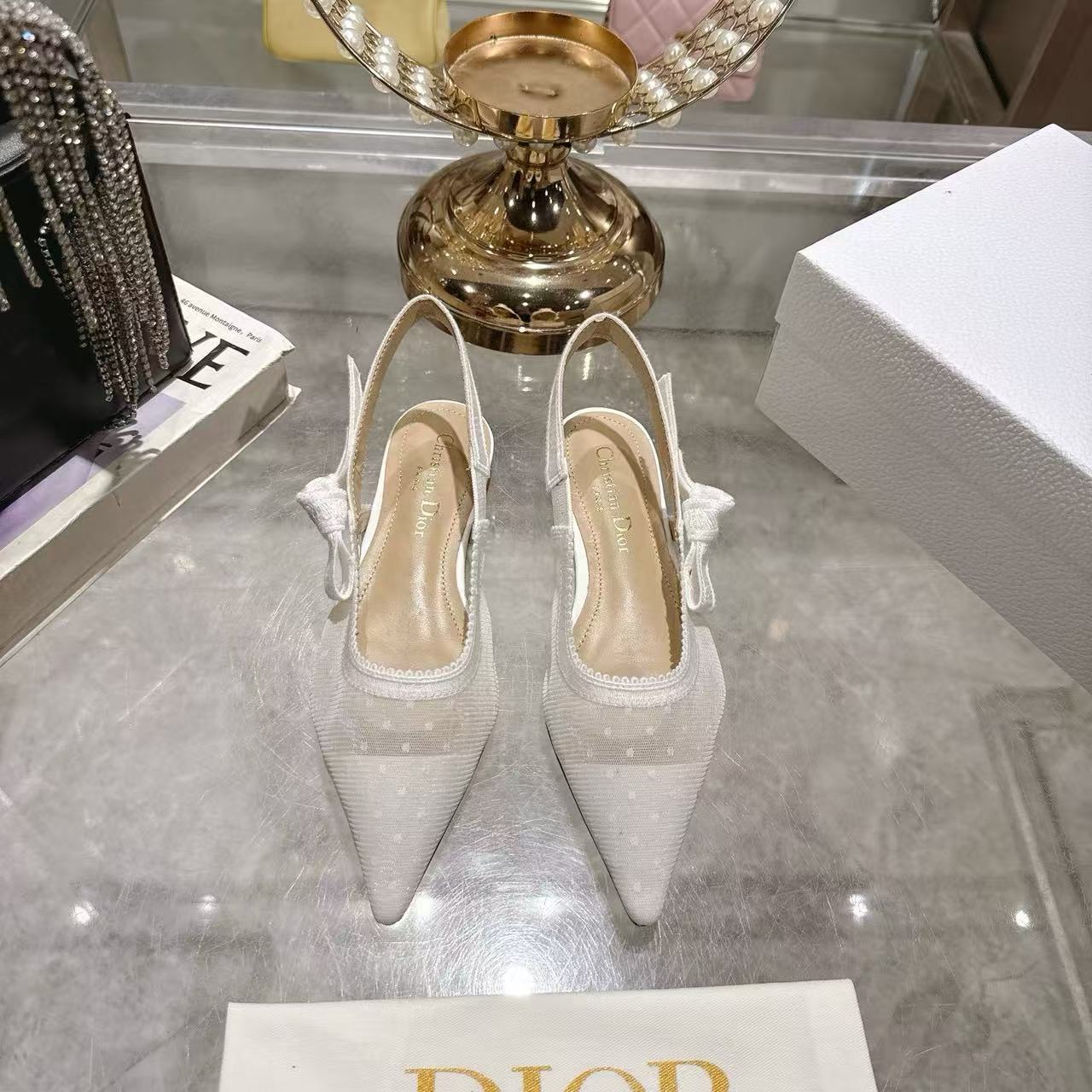 DI0Rの高品質中空ポインテッドフラットシューズ【50％割引+送料無料】