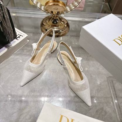 DI0Rの高品質中空ポインテッドフラットシューズ【50％割引+送料無料】