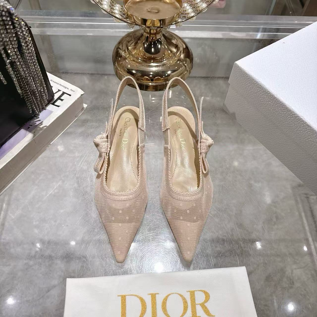 DI0Rの高品質中空ポインテッドフラットシューズ【50％割引+送料無料】