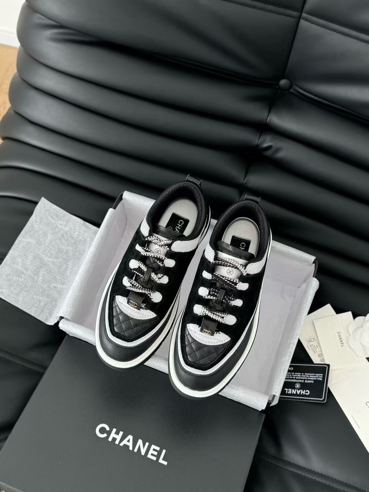 CHANE1 プラットフォーム レースアップ カジュアルシューズ【50％割引+送料無料】