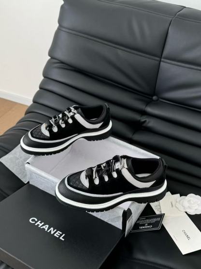 CHANE1 プラットフォーム レースアップ カジュアルシューズ【50％割引+送料無料】