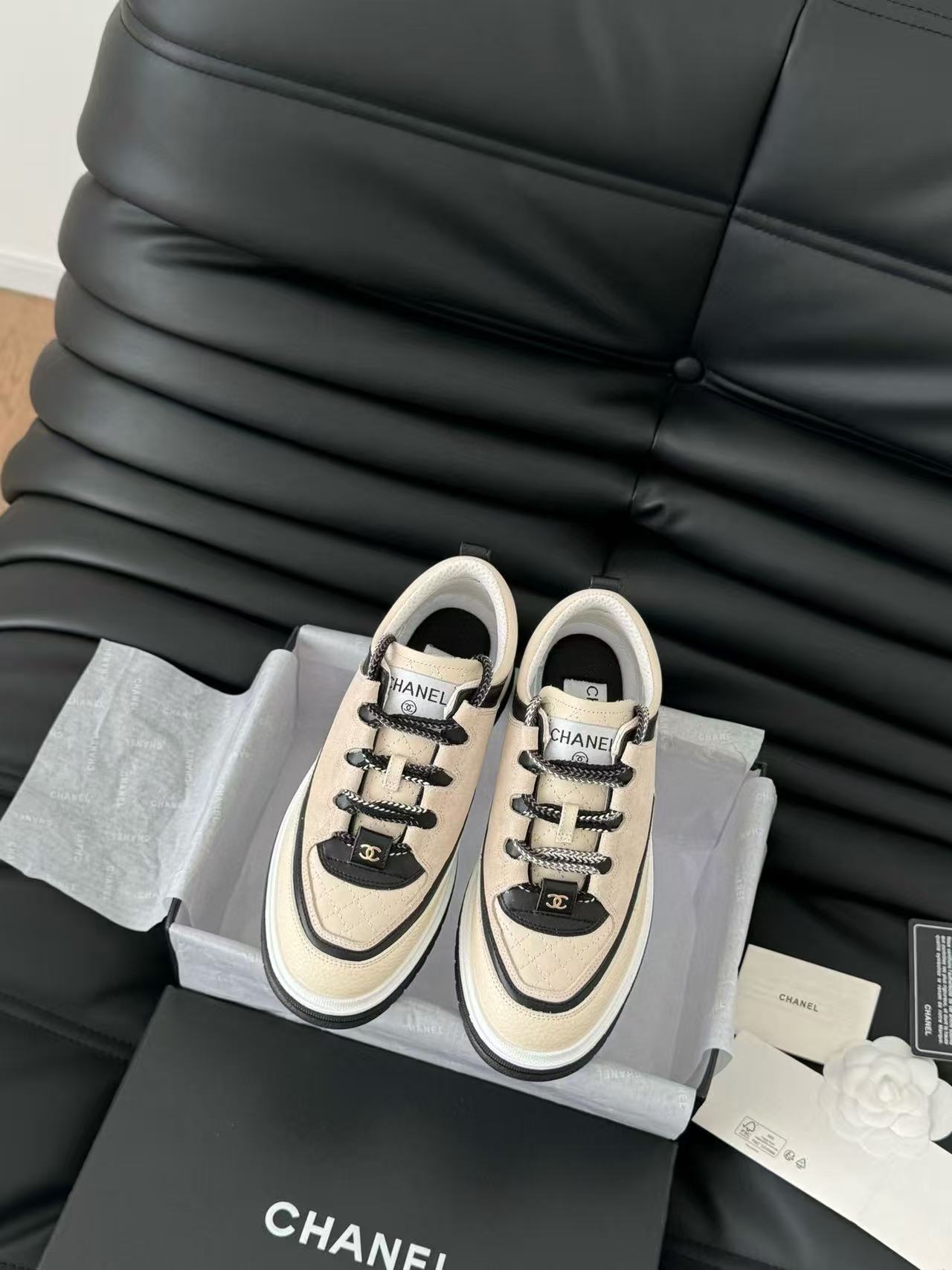 CHANE1 プラットフォーム レースアップ カジュアルシューズ【50％割引+送料無料】