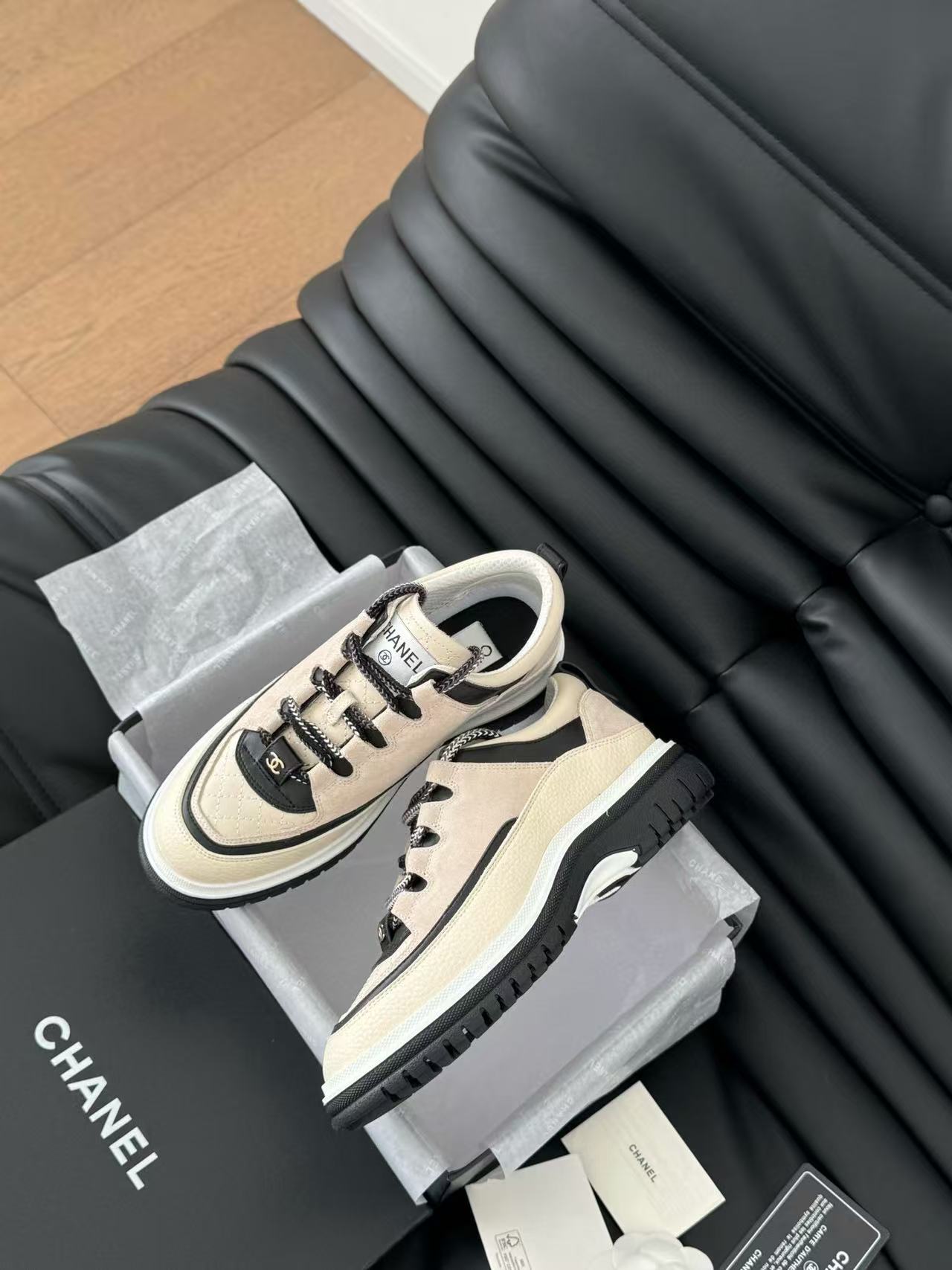 CHANE1 プラットフォーム レースアップ カジュアルシューズ【50％割引+送料無料】