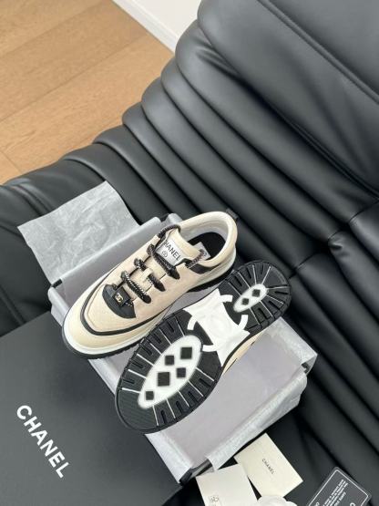 CHANE1 プラットフォーム レースアップ カジュアルシューズ【50％割引+送料無料】