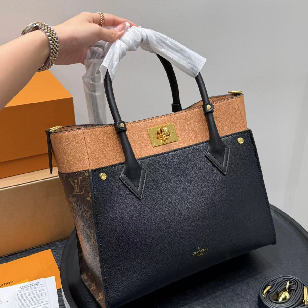 LV ON mysideハンドバッグ【50％割引+送料無料】