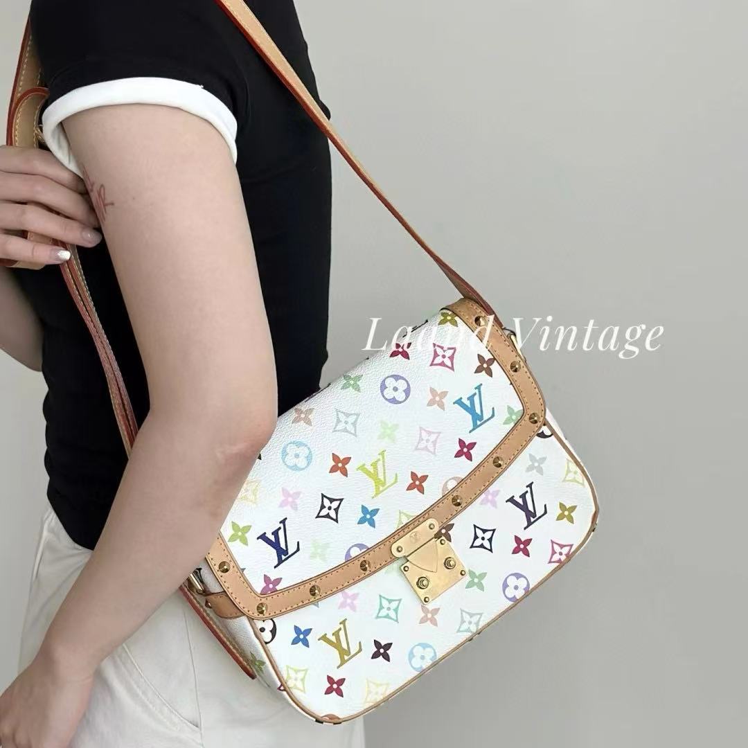 LVカラフルショルダークロスボディバッグ【50％割引+送料無料】