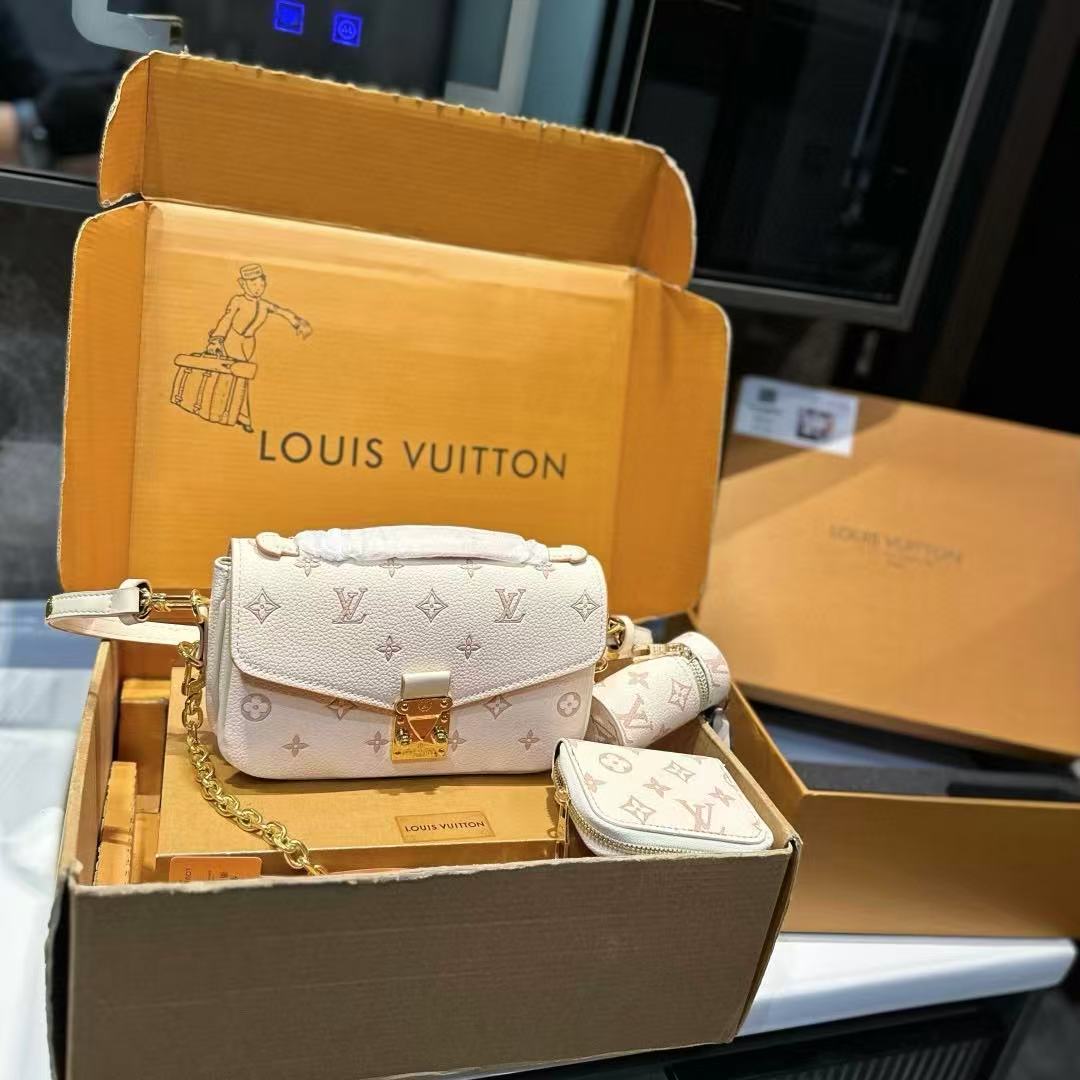 LVプリントのショルダークロスボディバッグ【50％割引+送料無料】