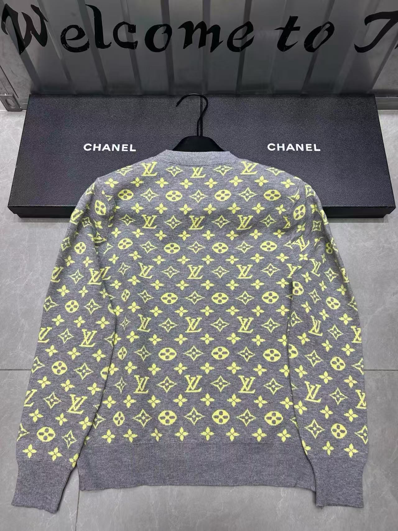 LVプリントウールカーディガン【50％割引+送料無料】