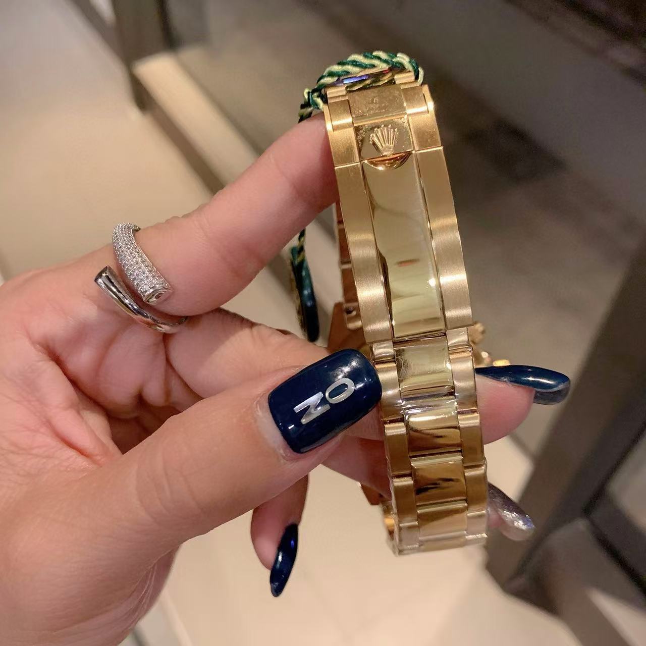 R0LEX レインボースチールバンド メンズ＆レディース腕時計【50％割引+送料無料】