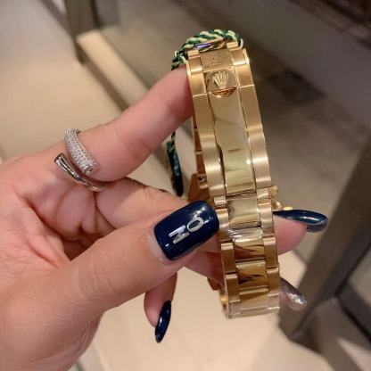 R0LEX レインボースチールバンド メンズ＆レディース腕時計【50％割引+送料無料】