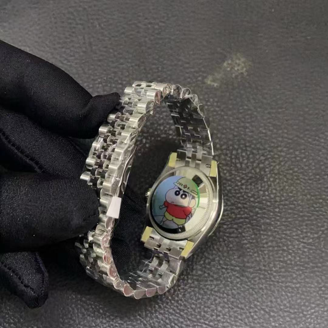 R0LEX ピンク スチールストラップ レディース腕時計【50％割引+送料無料】