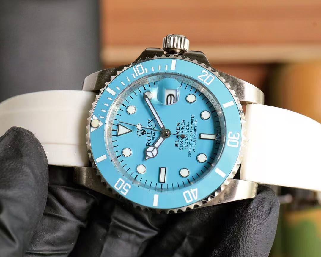 R0LEX 高品質ブルーウォッチ【50％割引+送料無料】