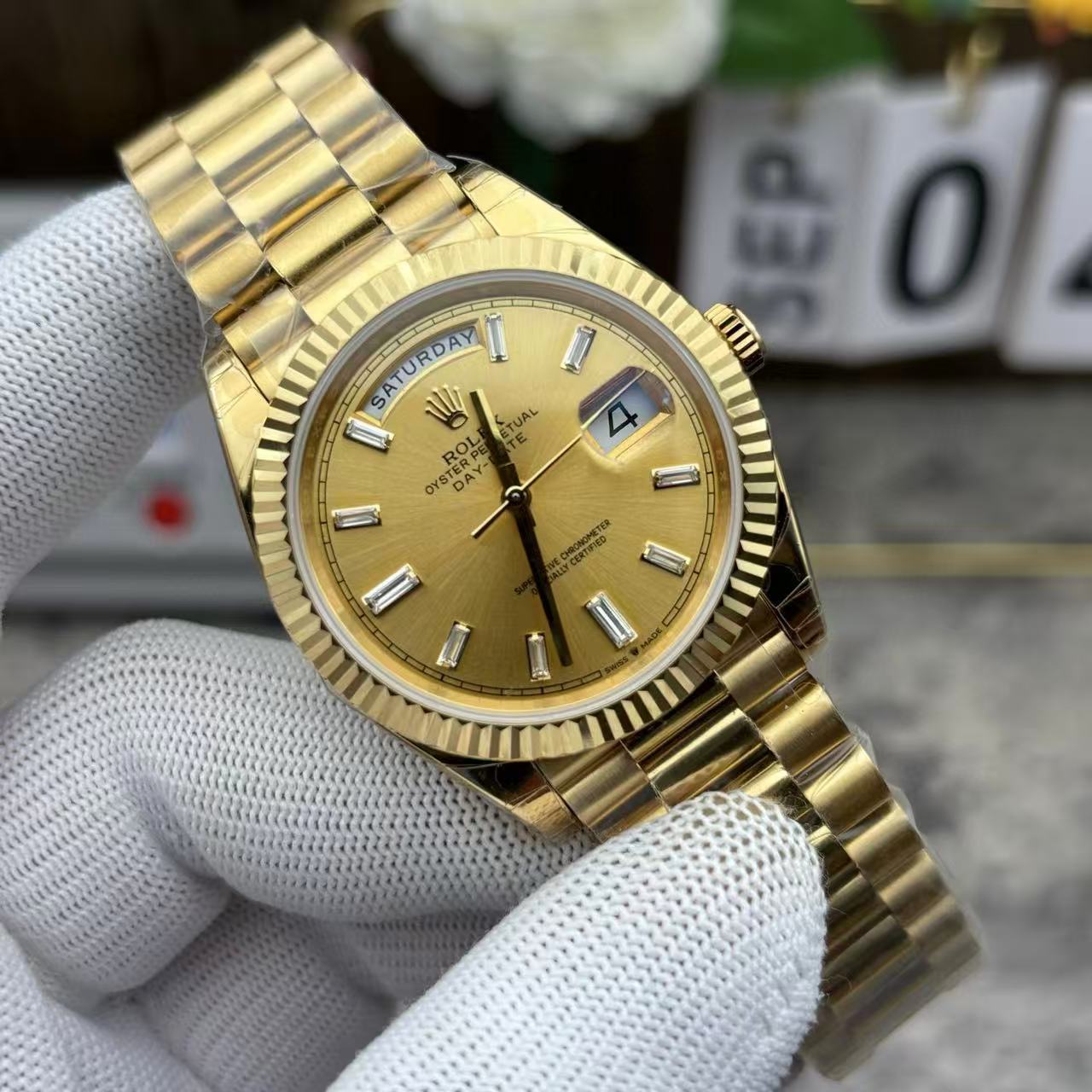 R0LEX スチールストラップ レディース腕時計【50％割引+送料無料】