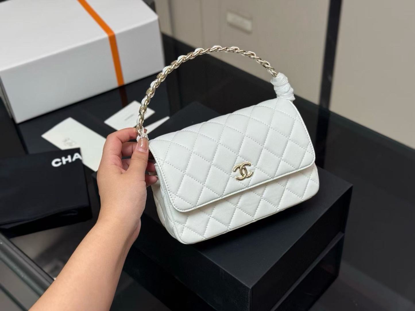 CHANE1 ハンドヘルドイブニングバッグ【50％割引+送料無料】