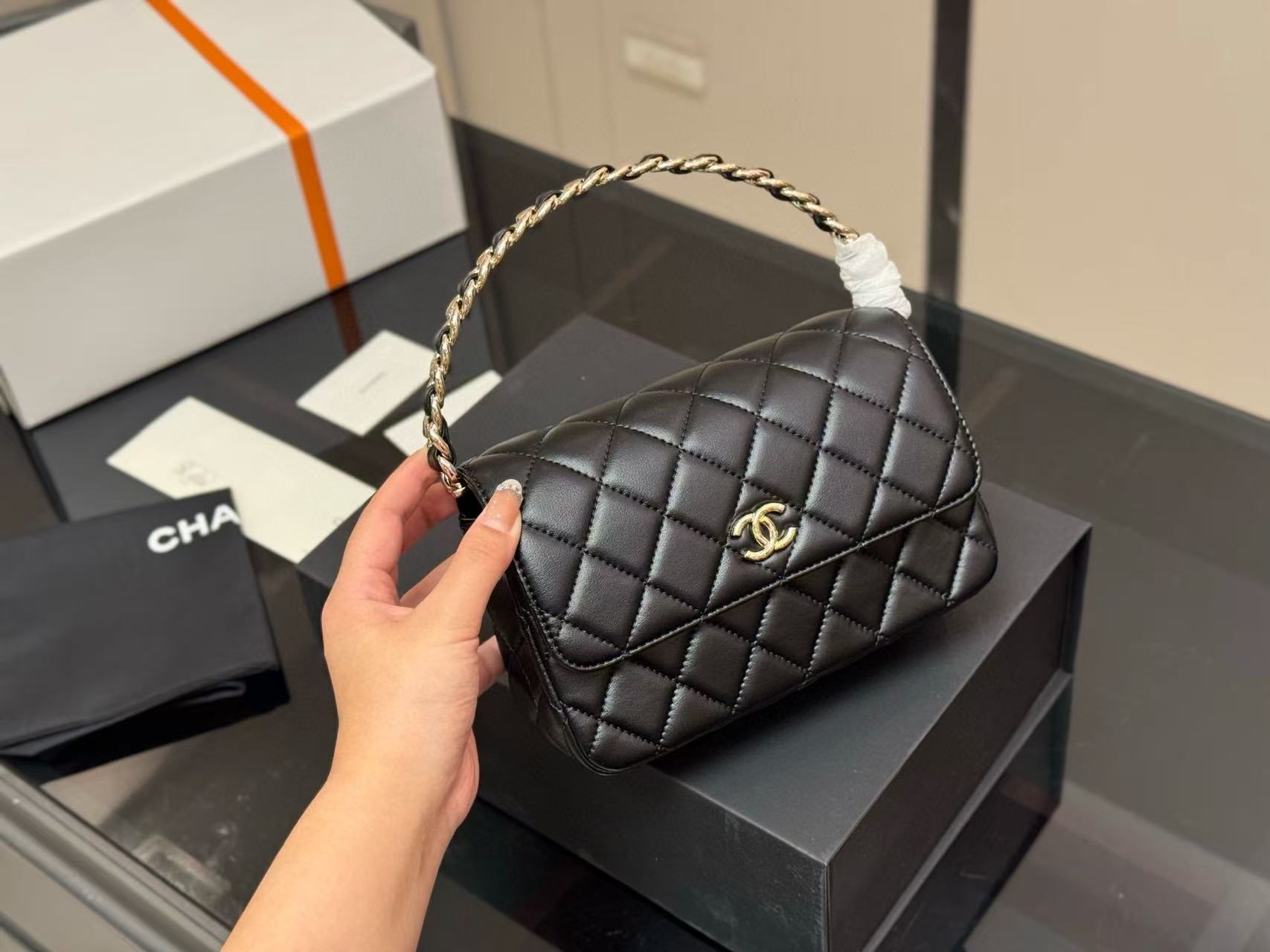 CHANE1 ハンドヘルドイブニングバッグ【50％割引+送料無料】