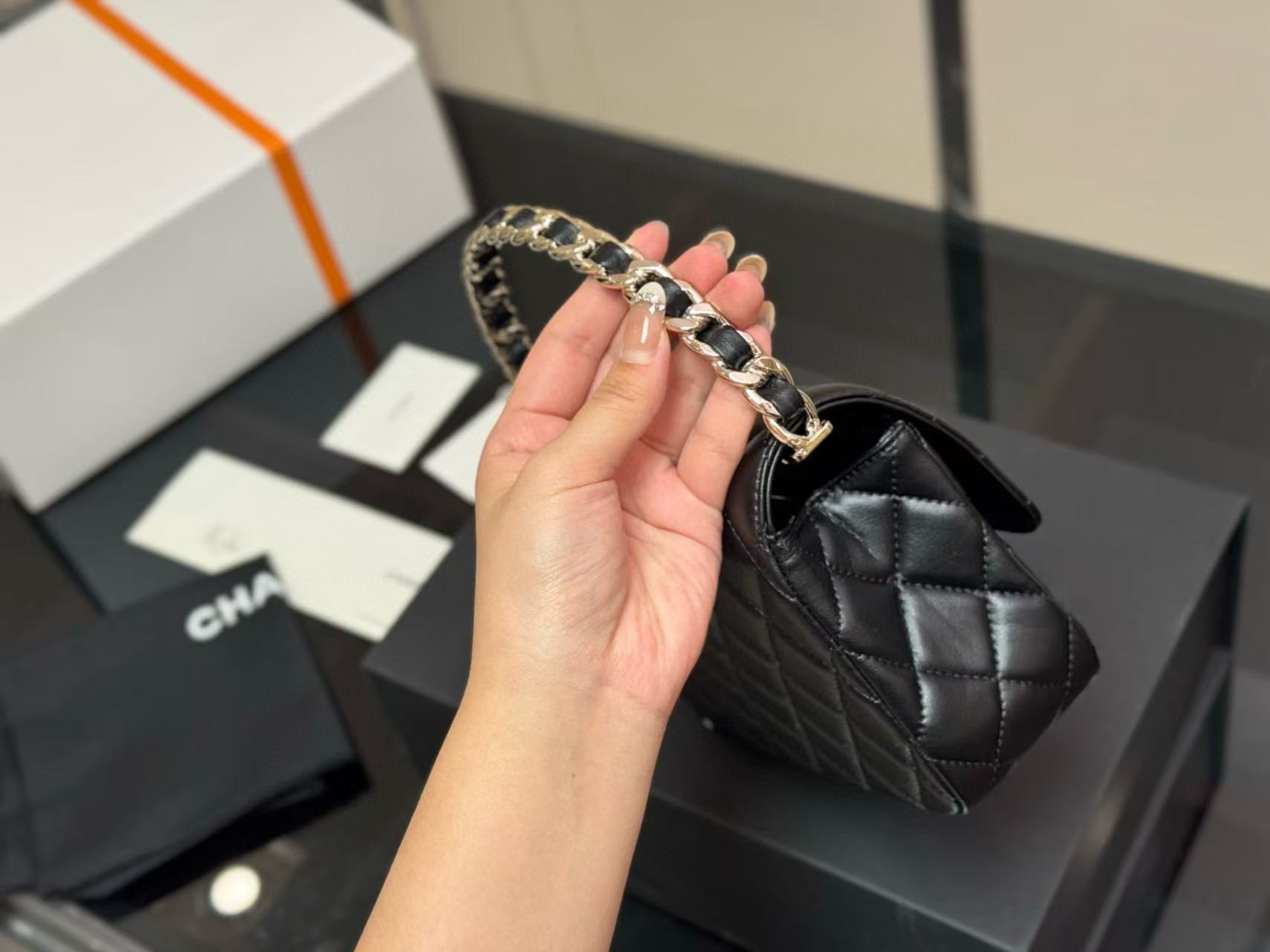 CHANE1 ハンドヘルドイブニングバッグ【50％割引+送料無料】