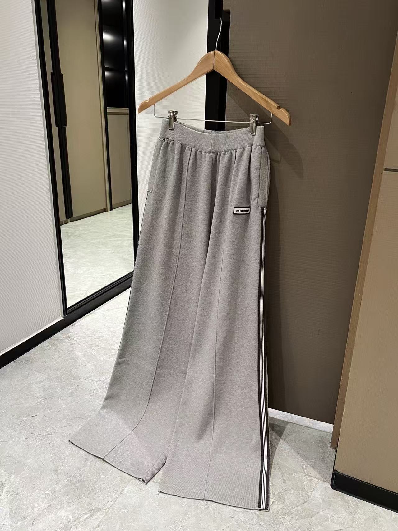 M1UM1U カラーブロック ジッパートップ + パンツ ツーピースセット【50％割引+送料無料】