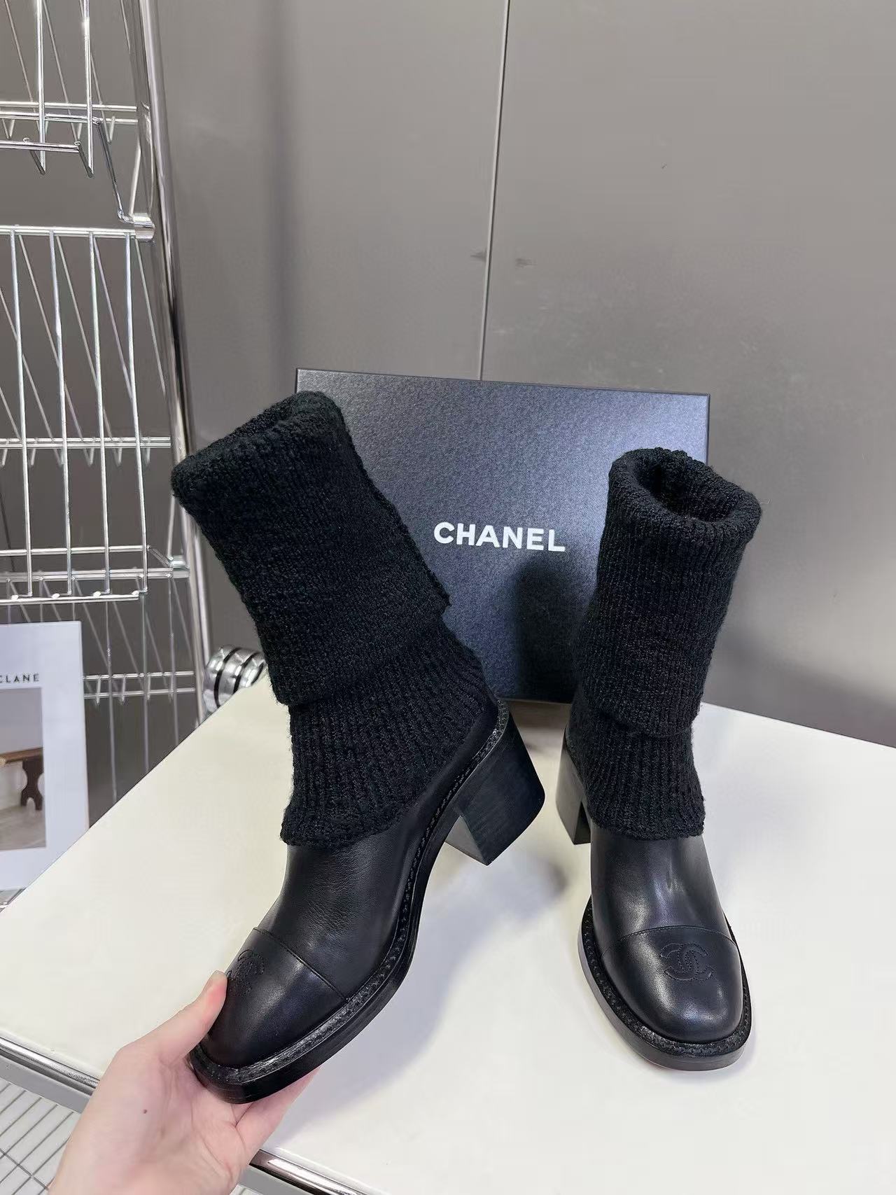 CHANE1 高品質ソックスブーツ【50％割引+送料無料】