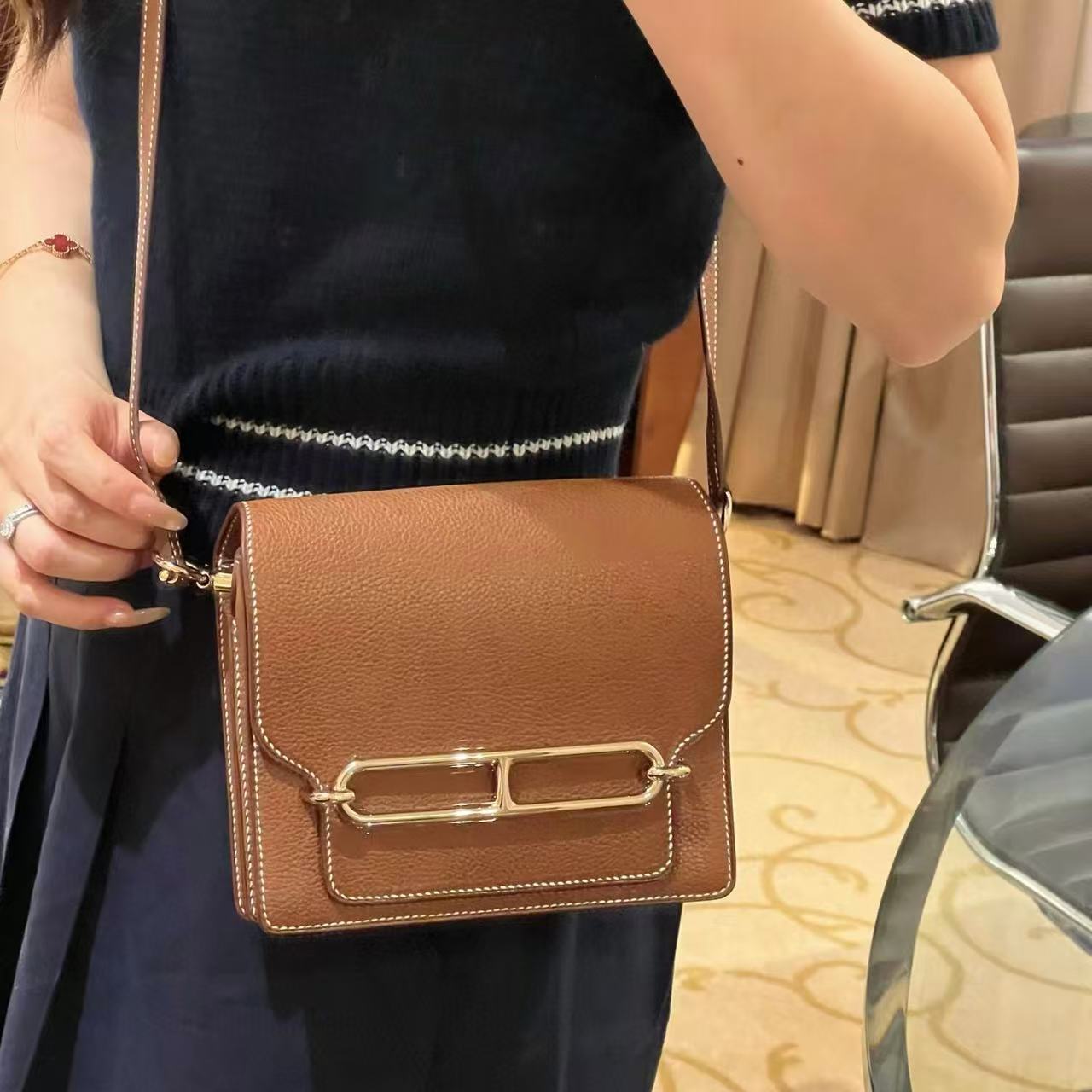 HERME5 高品質 豚鼻サドルバッグ【50％割引+送料無料】