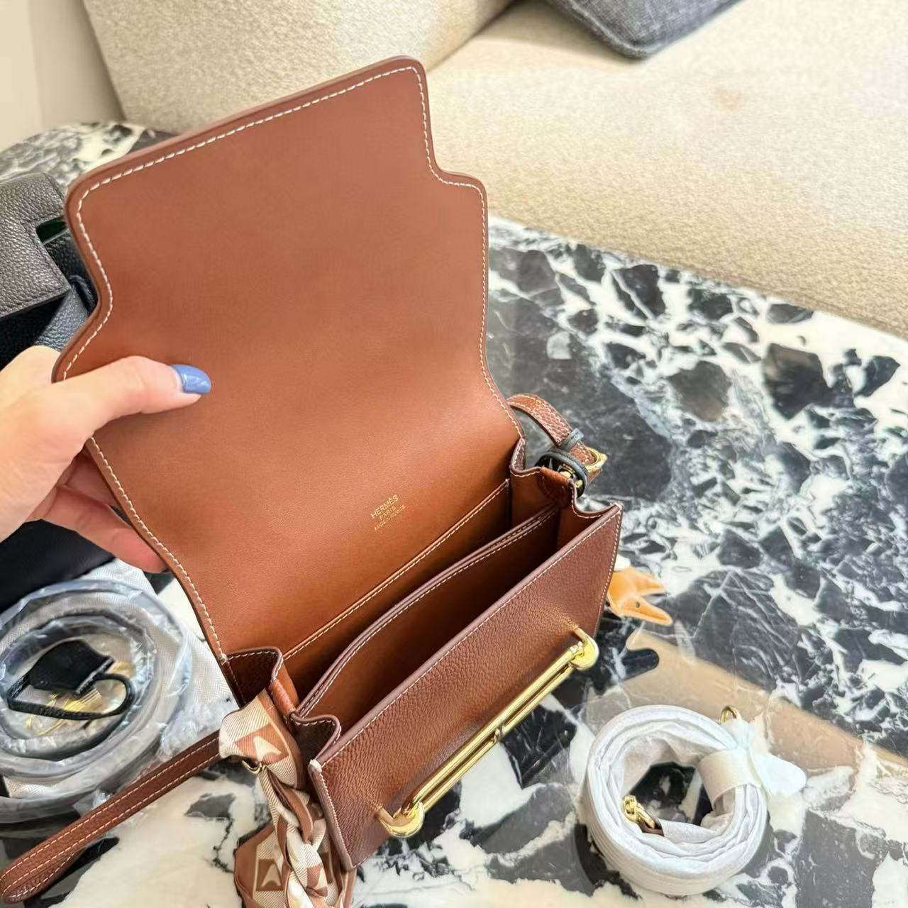 HERME5 高品質 豚鼻サドルバッグ【50％割引+送料無料】