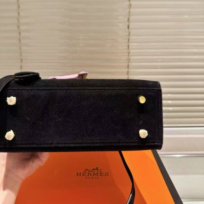 HERME5 ヌバックレザーハンドバッグ【50％割引+送料無料】