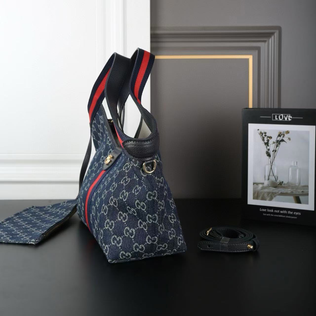 GUCC1 ジャカード アンダーアームバッグ【50％割引+送料無料】