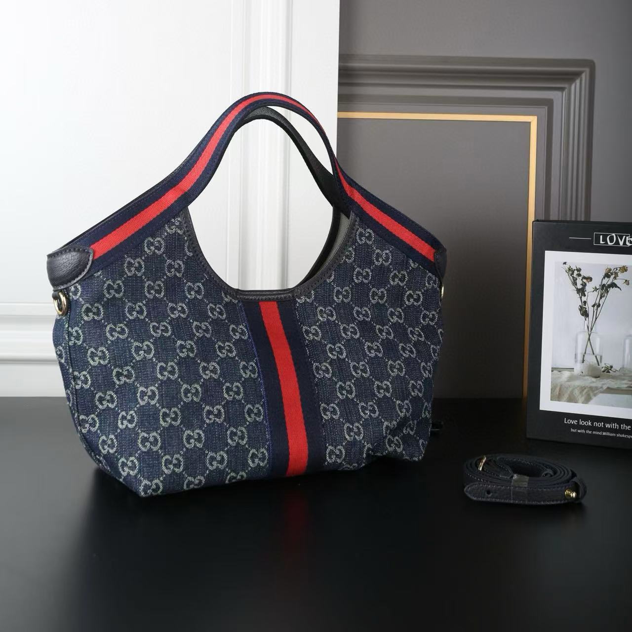 GUCC1 ジャカード アンダーアームバッグ【50％割引+送料無料】