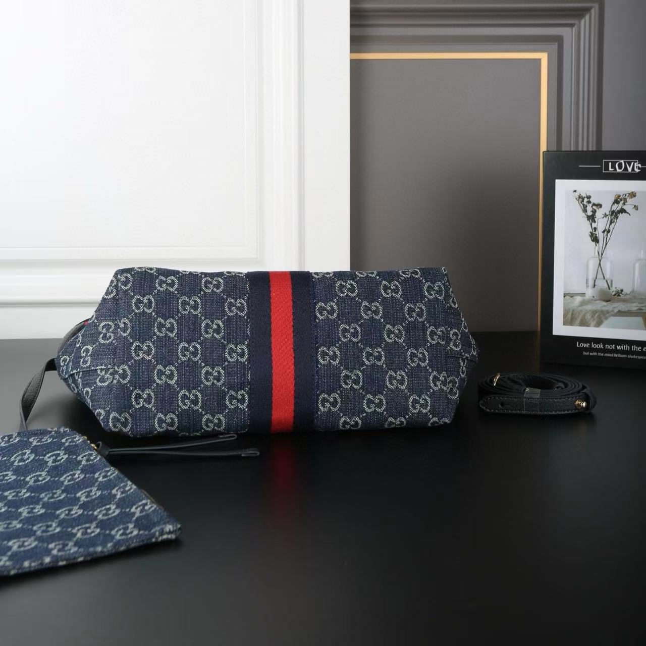 GUCC1 ジャカード アンダーアームバッグ【50％割引+送料無料】