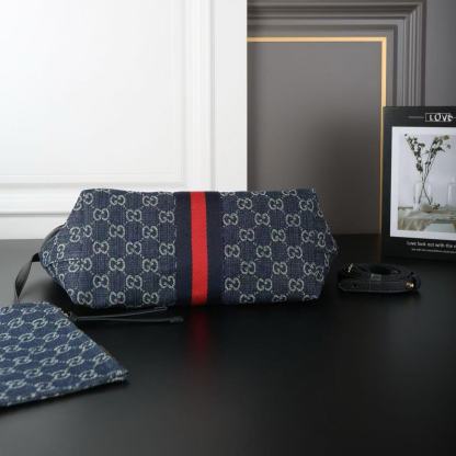 GUCC1 ジャカード アンダーアームバッグ【50％割引+送料無料】