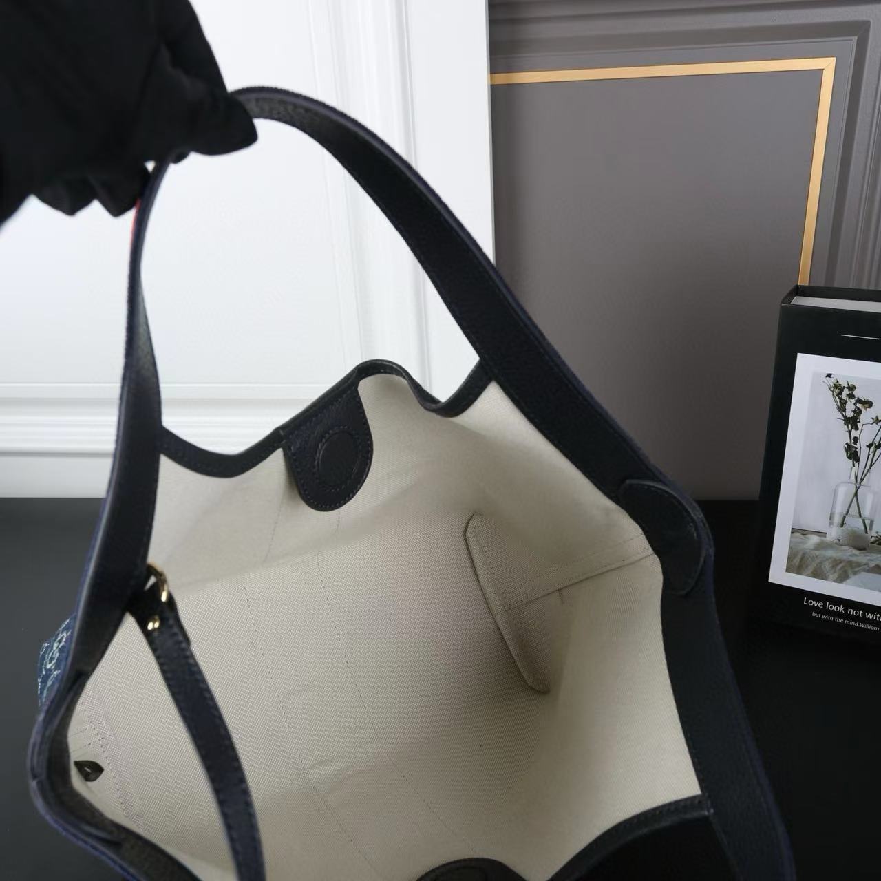 GUCC1 ジャカード アンダーアームバッグ【50％割引+送料無料】