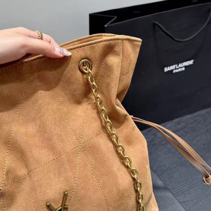 YSL ディアスキン ヌバックレザー チェーンバッグ【50％割引+送料無料】