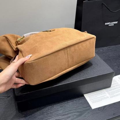 YSL ディアスキン ヌバックレザー チェーンバッグ【50％割引+送料無料】