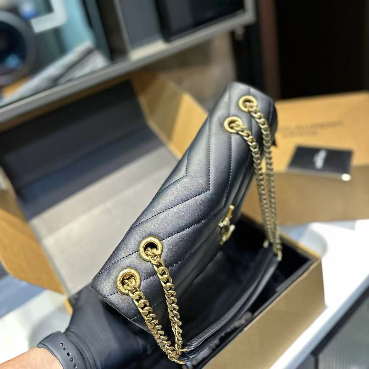 YSLチェーンアンダーアームバッグ【50％割引+送料無料】