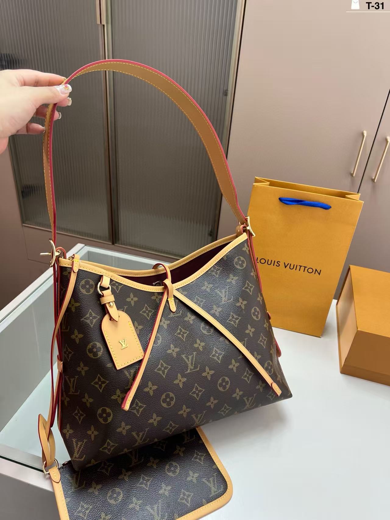 LV carryall買い物袋【50％割引+送料無料】