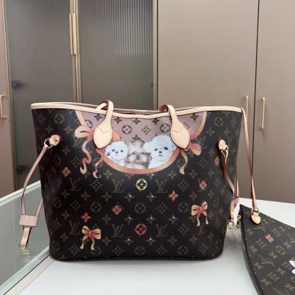 LVグラフィティ子猫ショッピングバッグ【50％割引+送料無料】